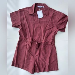 &Other Stories Maroon Romper New
